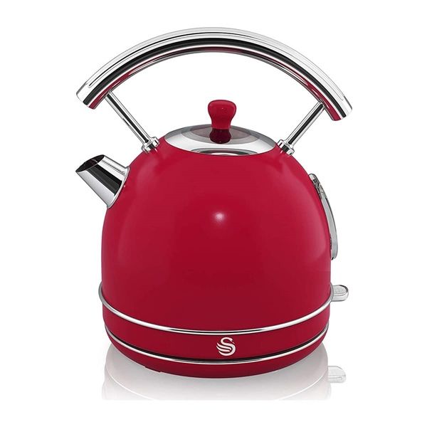 Ấm siêu tốc SWAN Retro 3000W 1,8L  màu đỏ