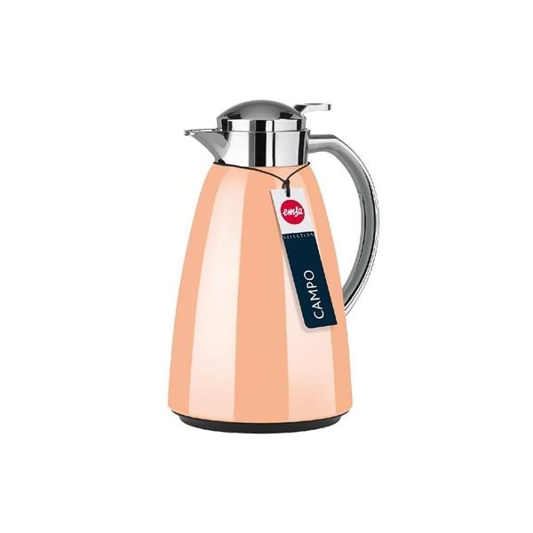 Bình giữ nhiệt EMSA Campo Quick Tip 1L màu cam đào nội địa Đức