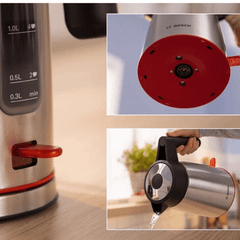 Ấm siêu tốc Bosch TWK6M480 màu inox