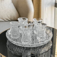 Bộ sét pha lê 6 tách trà Bohemia M57 120ml