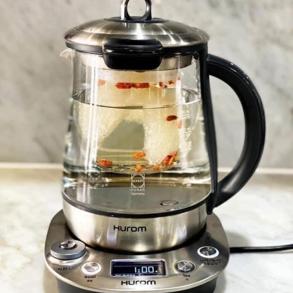 Ấm pha trà chưng yến Hurom Tea Master TM-P02FSS