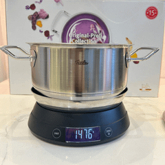 Bộ nồi Fissler Profi 5 món vung kính kèm chảo 2 quai 28cm made in Germany