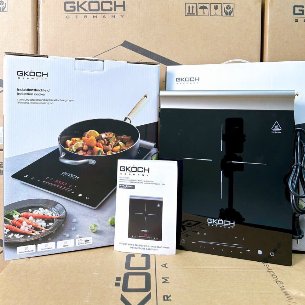 Bếp từ đơn GKÖCH 2000W màu đen