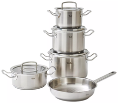 Bộ nồi Fissler Profi set 5 món vung kính kèm chảo tổ ong made in Germany