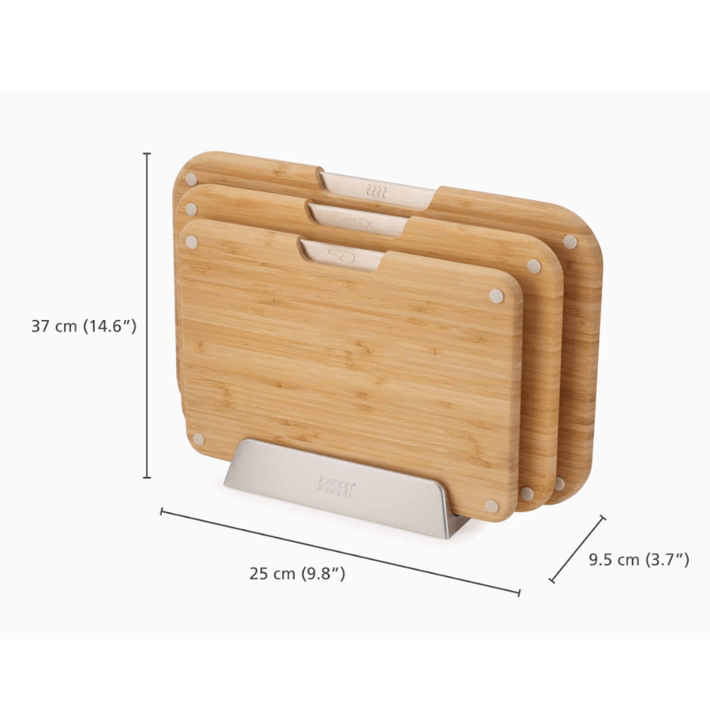 Bộ 3 thớt tre kháng khuẩn Joseph Joseph 60236
