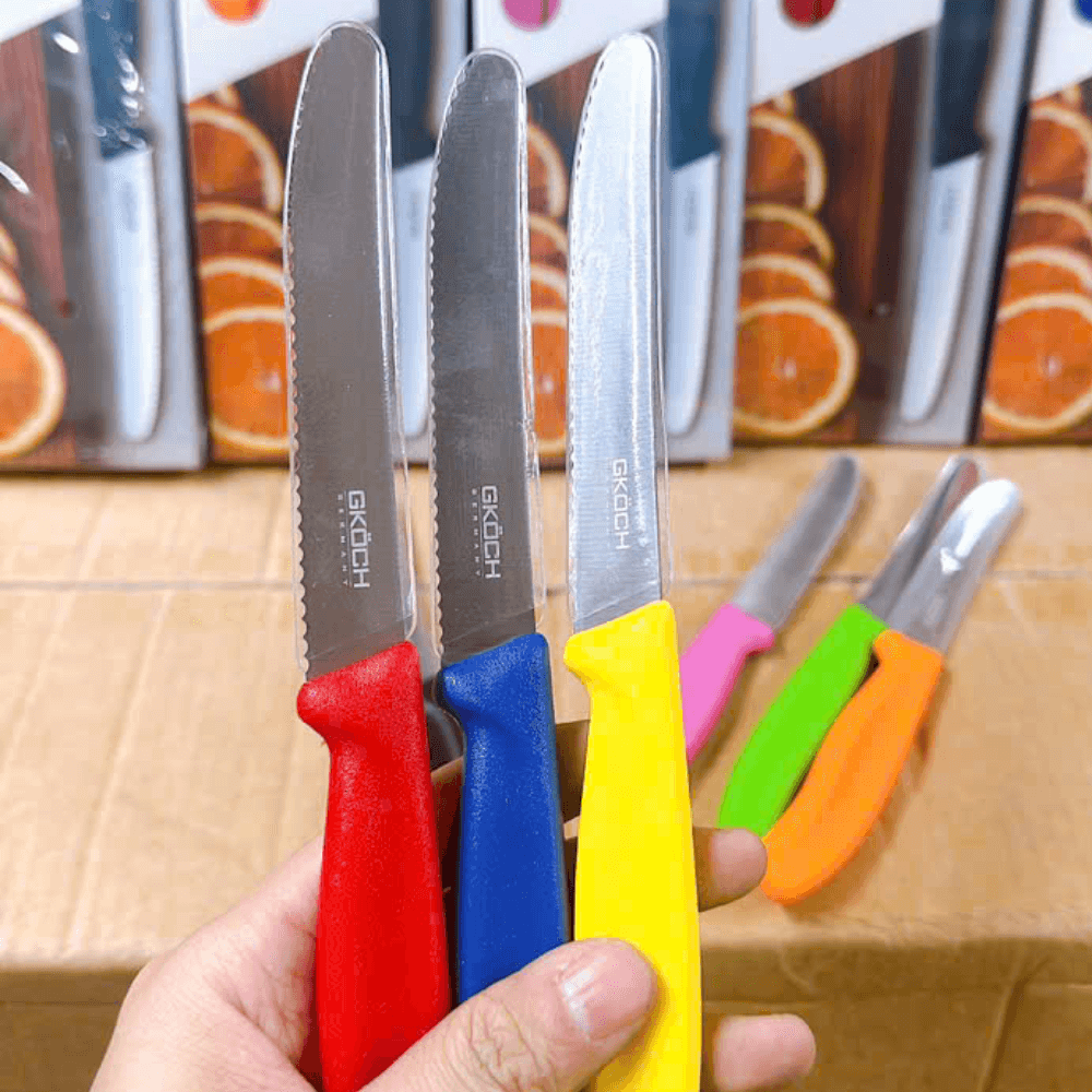 Dao gọt hoa quả GKÖCH Germany nhiều màu
