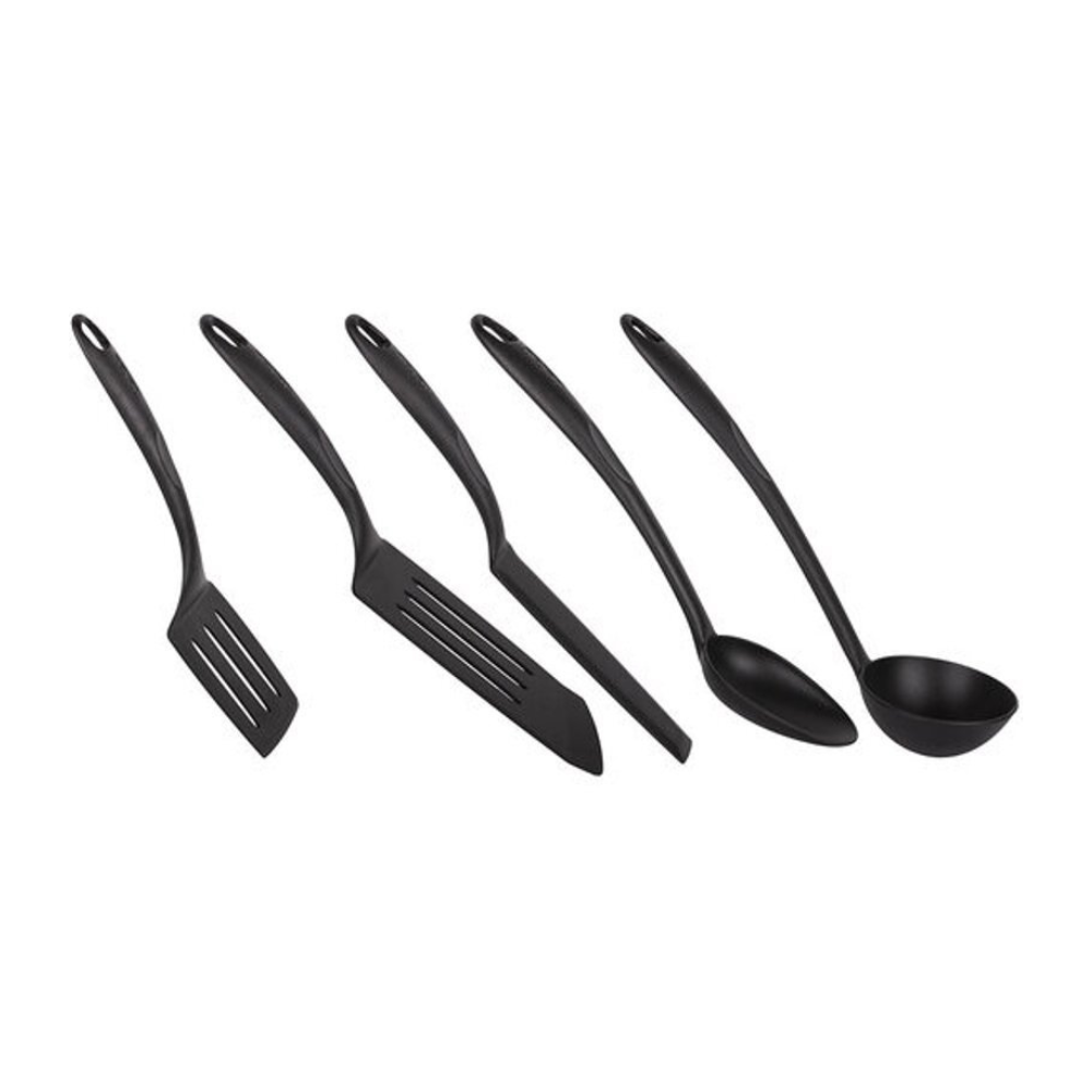 Bộ dụng cụ bếp TEFAL 5 món màu đen
