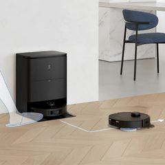 Robot hút bụi lau nhà Ecovas Deebot T30s pro màu đen