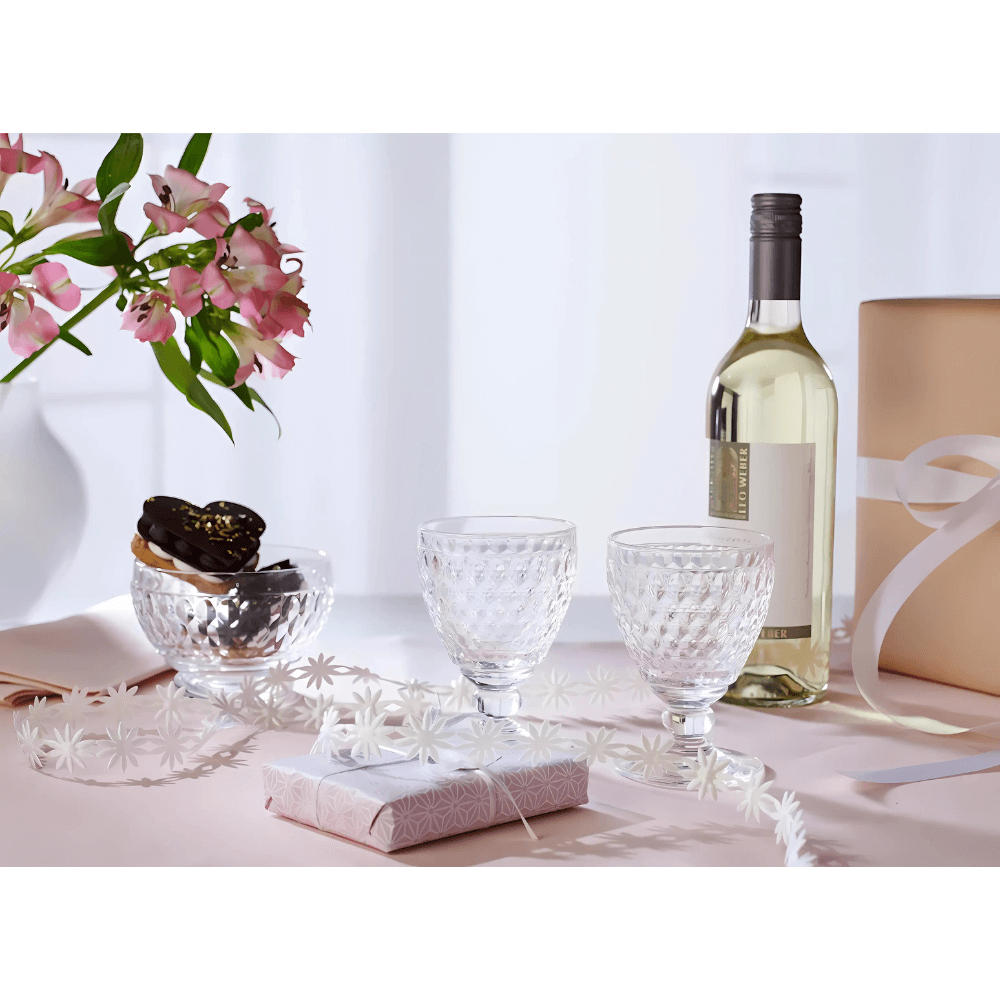 Set 4 ly pha lê VILLEROY BOCH Boston 400ml
