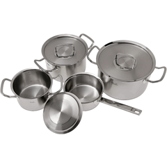 Bộ nồi Fissler Profi set 4 món kèm quánh vung inox made in Germany