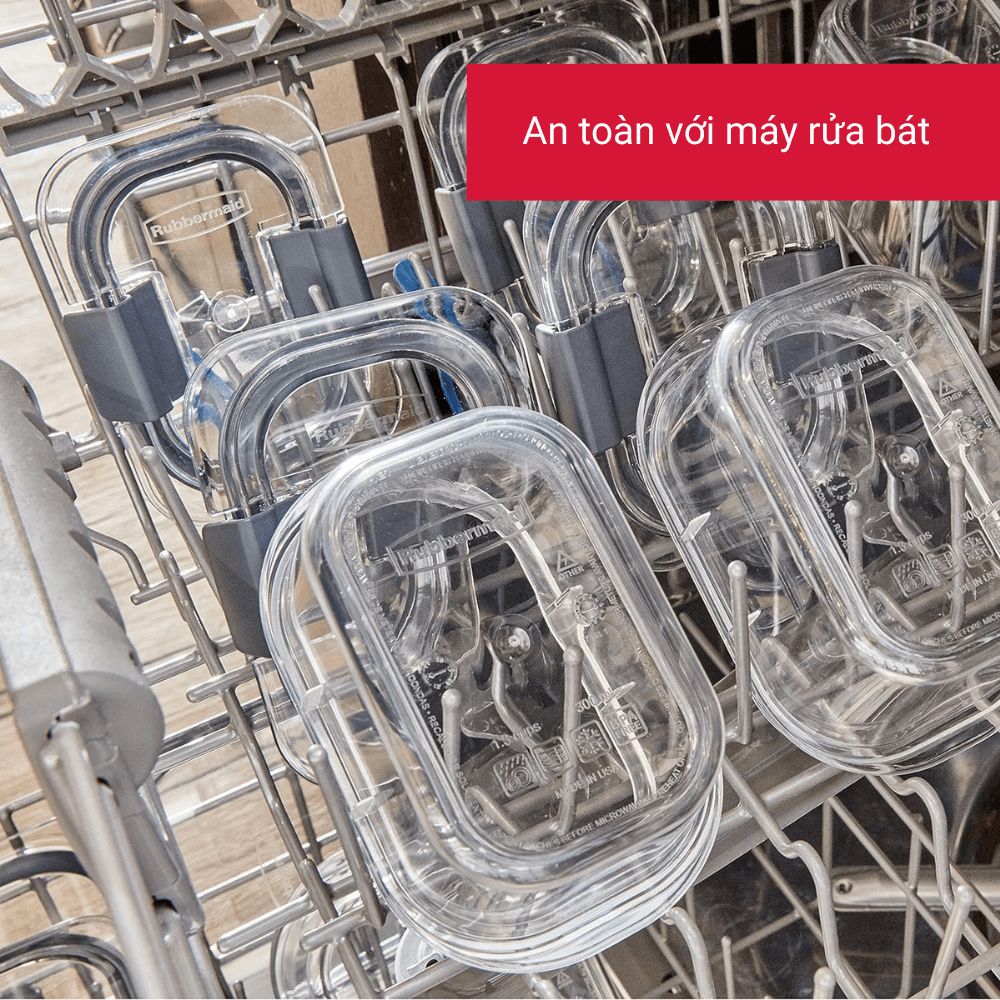 Sét hộp Tritan Rubbermaid Brilliance 24 món - Made in USA