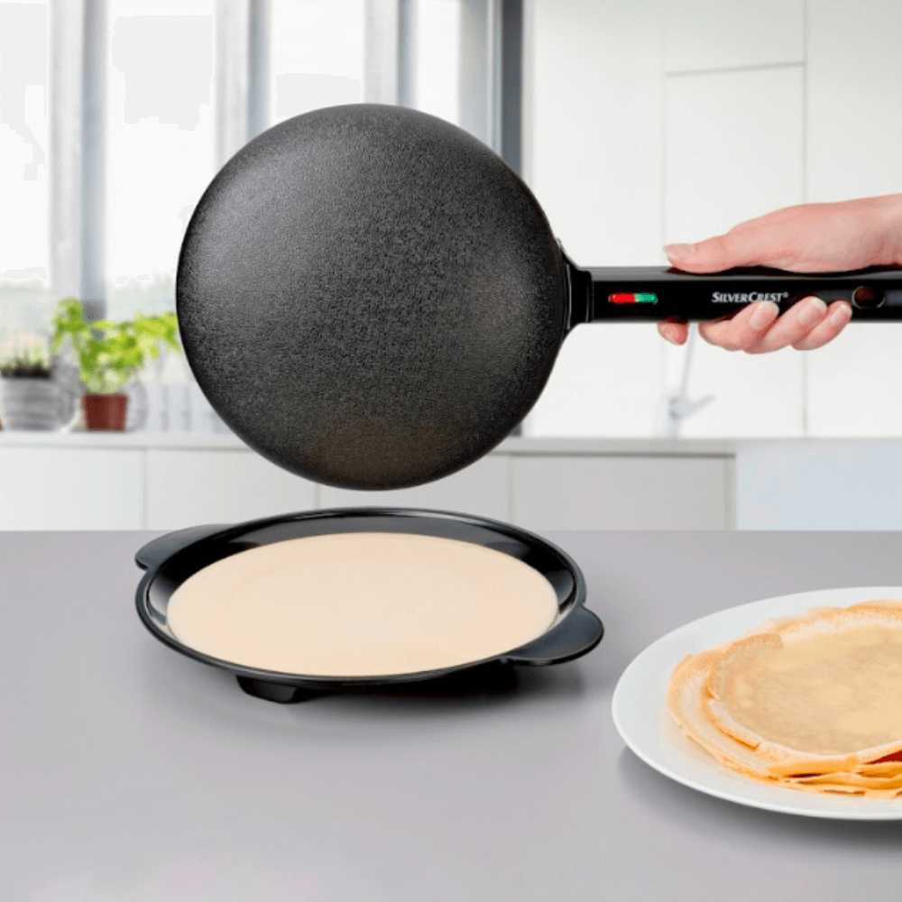 Máy làm bánh Crepe SILVERCREST SCMT 600 màu đen