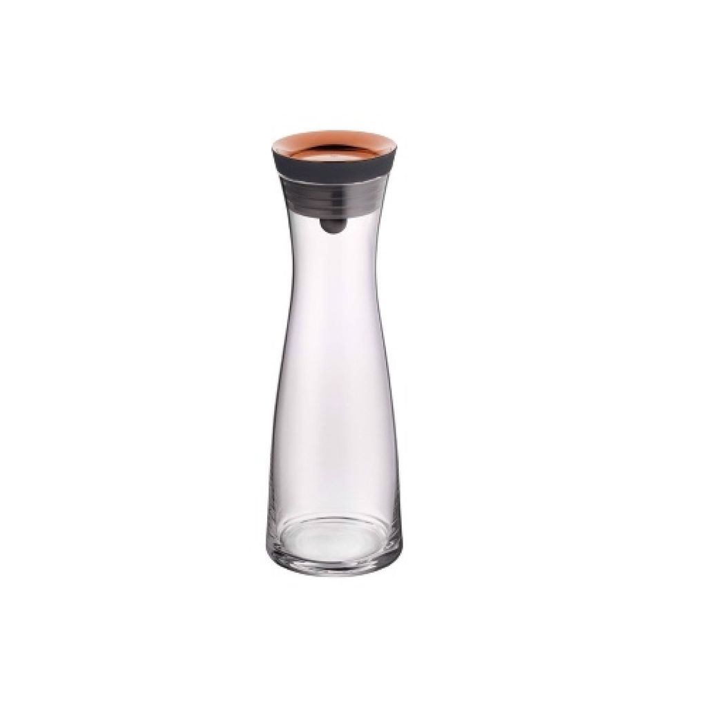 Bình Thủy Tinh WMF Wasserkaraffe Basic 1L (Nắp Vàng) Sang Trọng Nội Địa Đức GermanySnT 190008
