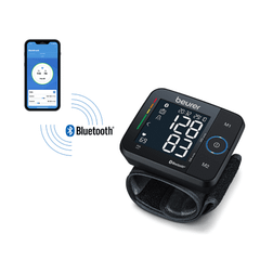 Máy đo huyết áp cổ tay điện tử kết nối bluetooth BEURER BC54 màu đen