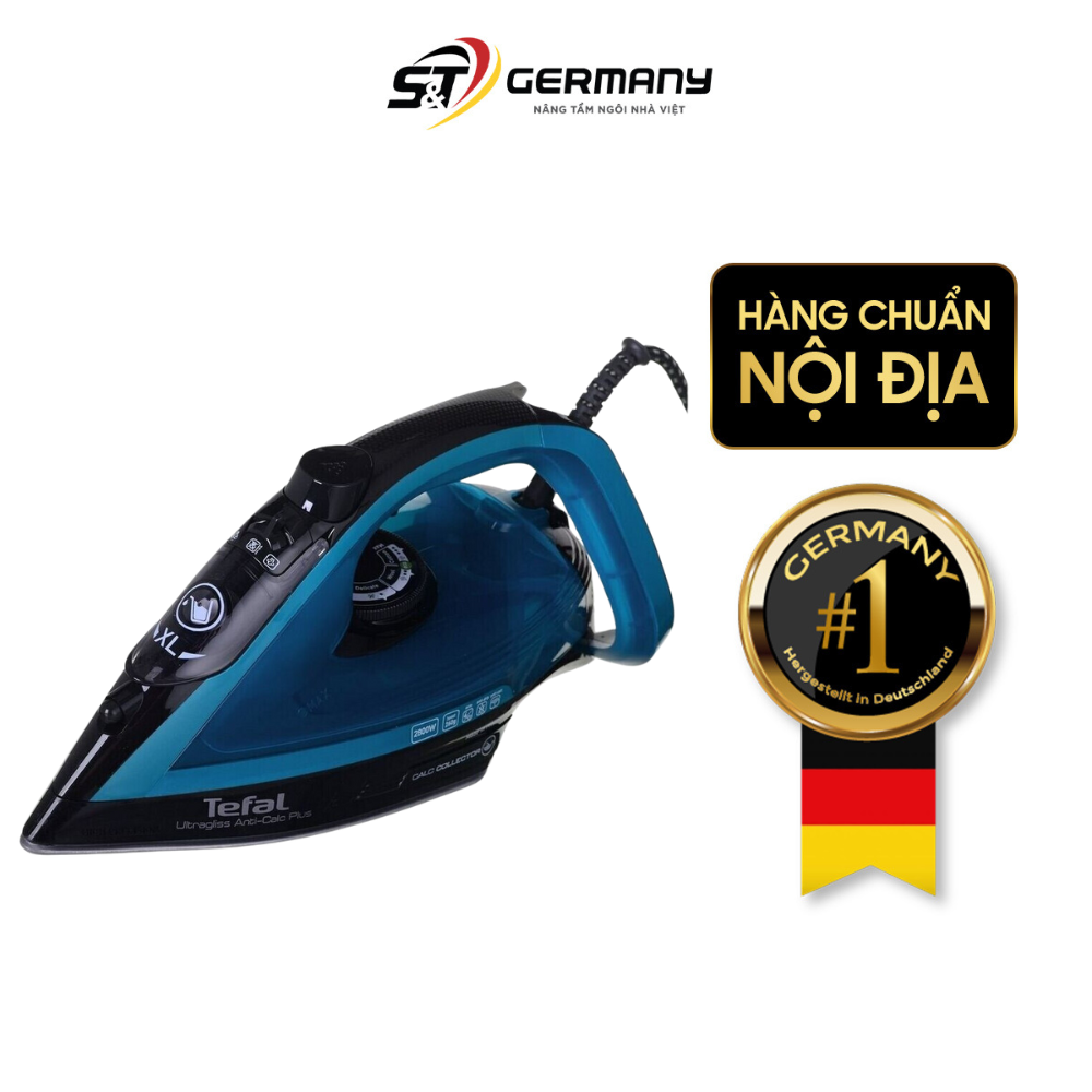 Bàn Là Hơi Nước Tefal Ultragliss Anti Calc Plus FV6832 made in France