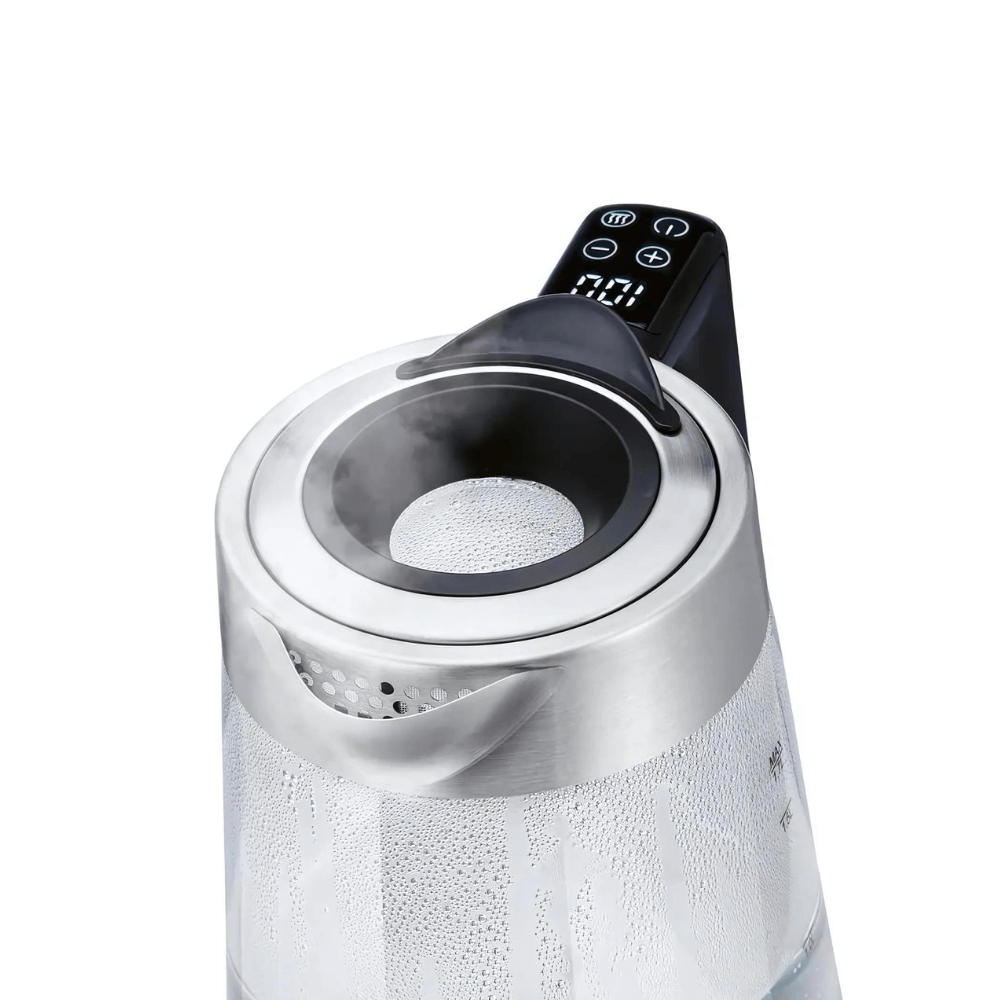 Ấm siêu tốc thuỷ tinh Silvercrest 3000W kèm đèn Led đổi màu có chỉnh nhiệt độ
