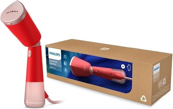 Bàn là hơi nước cầm tay Philips Serie 5000 STH5020/40 màu đỏ