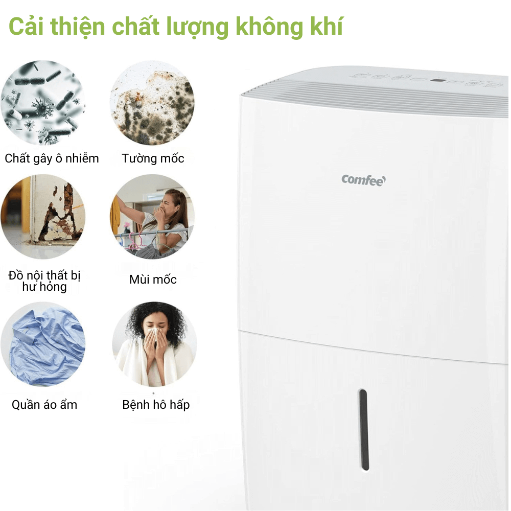 Máy hút ẩm Comfee MDDF-20DEN7-WF