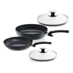 Chảo chống dính Fissler Adamant Comfort 28cm kèm vung kính made in Germany