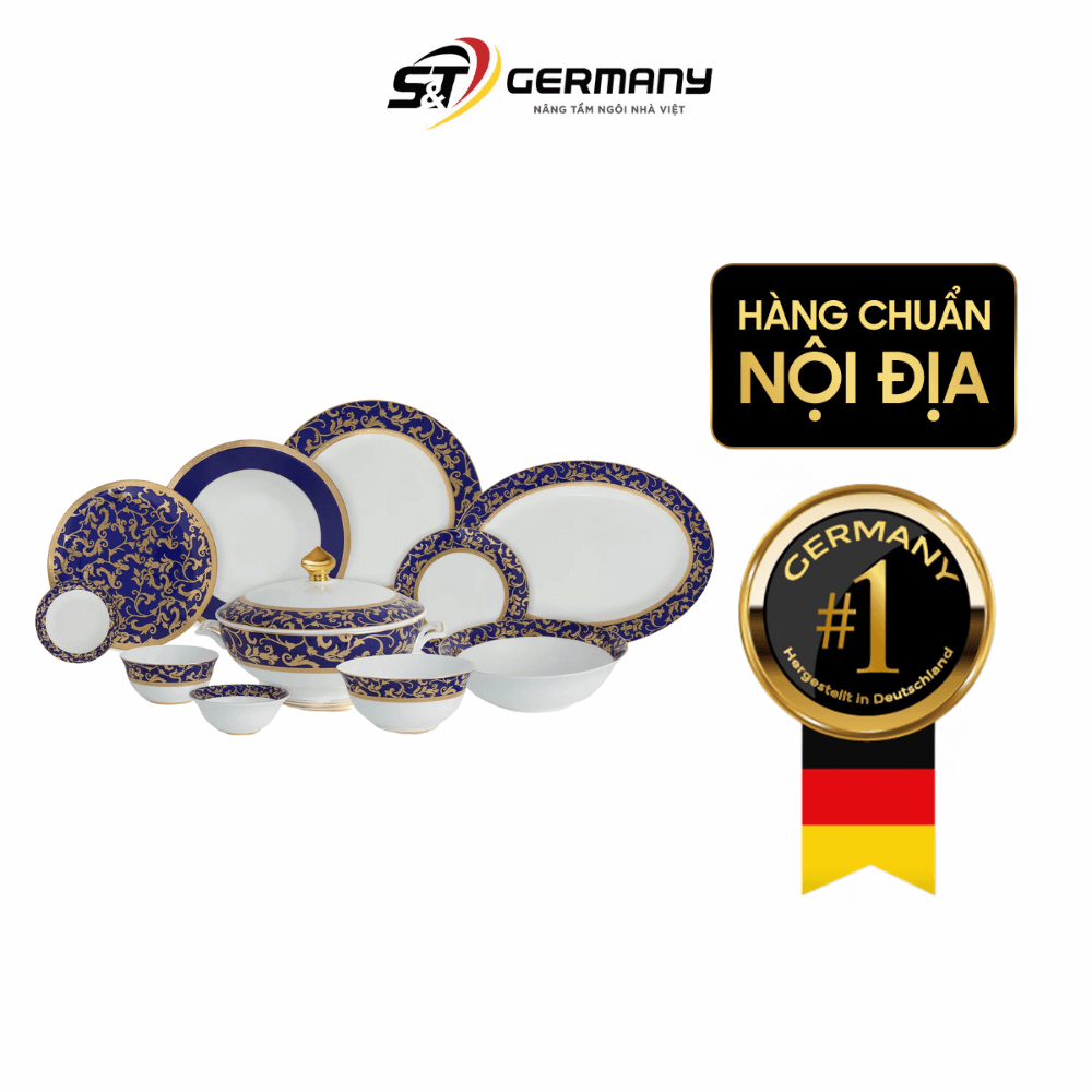 Bộ đồ ăn hoa dây xanh KV 41 món SPEDONA