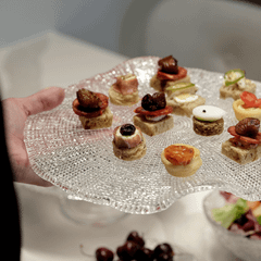 Đĩa Cheese Diamante Clear 32cm IVV 6247.1