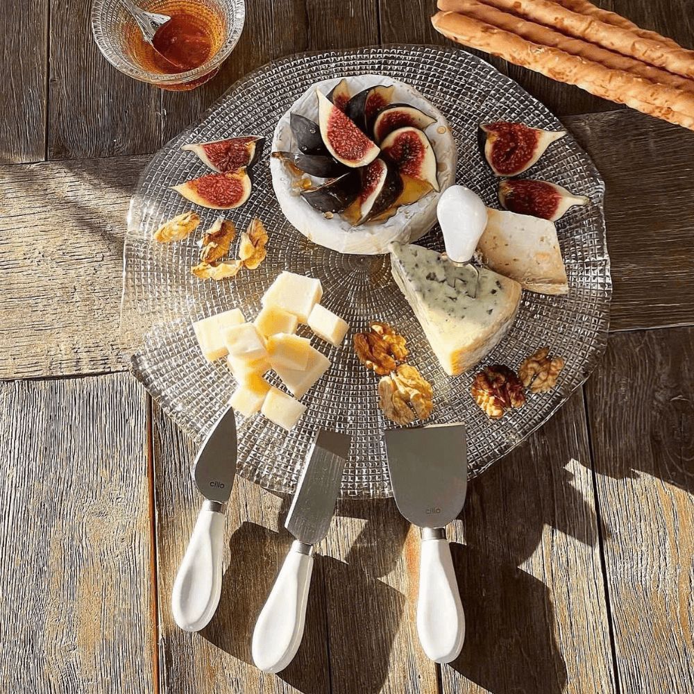 Đĩa Cheese Diamante Clear 32cm IVV 6247.1