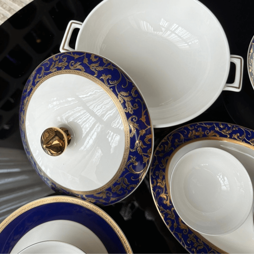 Bộ đồ ăn hoa dây xanh KV 41 món SPEDONA