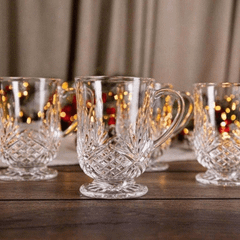 Set 4 cốc có quai Godinger Dublin