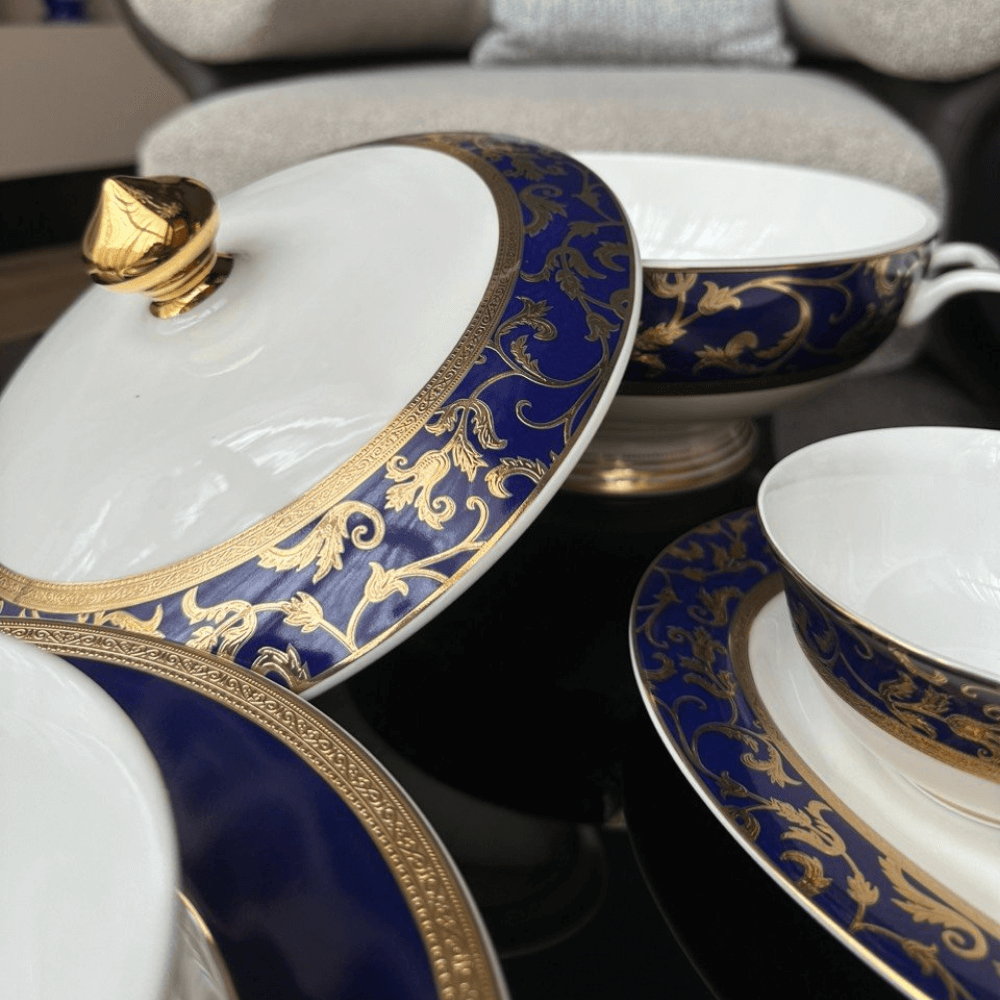 Bộ đồ ăn hoa dây xanh KV 41 món SPEDONA