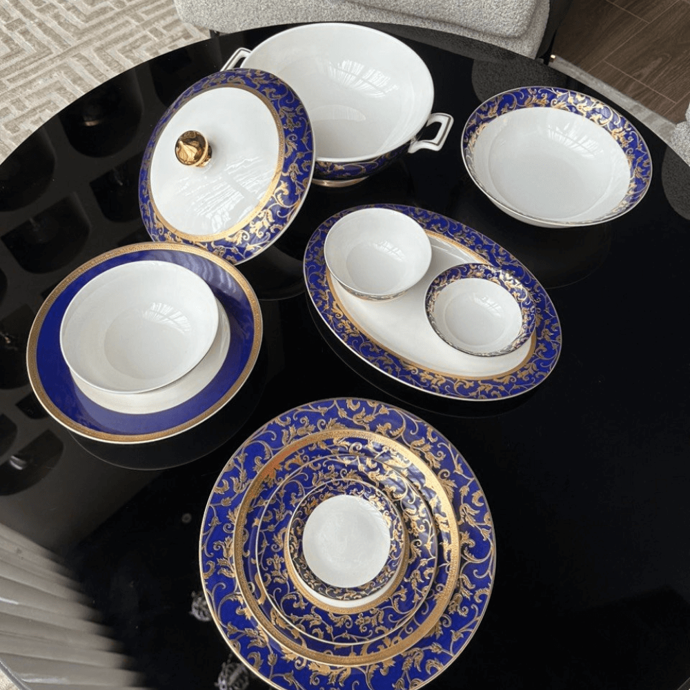 Bộ đồ ăn hoa dây xanh KV 41 món SPEDONA