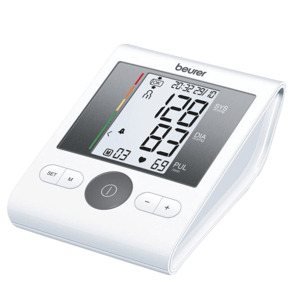 Máy đo huyết áp bắp tay có Adapter BEURER BM28 màu trắng