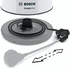 Ấm siêu tốc BOSCH TWK3P421 màu trắng