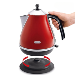 Ấm siêu tốc De'Longhi Icona Vintage màu đỏ