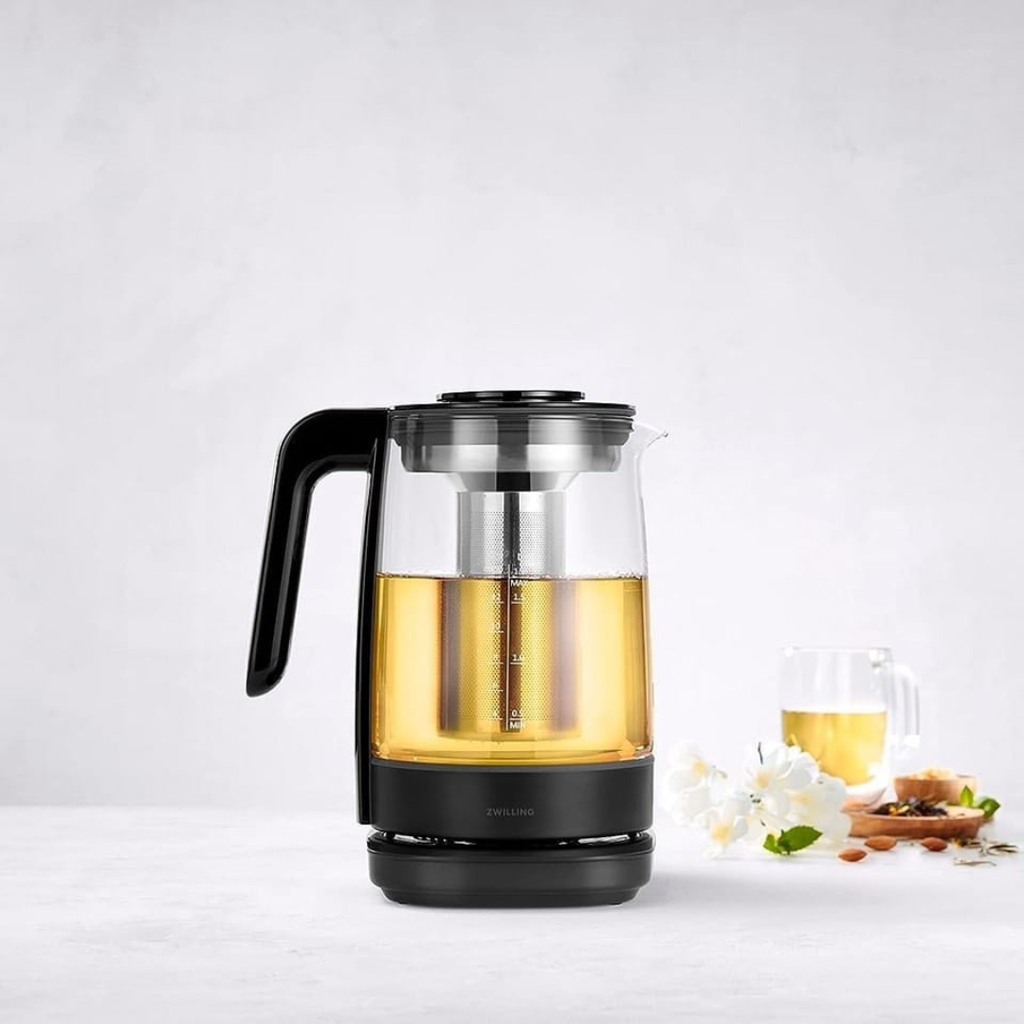 Ấm siêu tốc pha trà 2in1 ZWILLING Enfinigy 1,7L màu đen