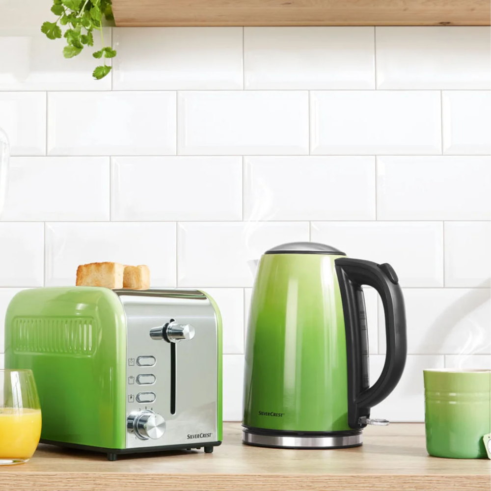 Ấm siêu tốc Silvercrest 3100 W màu xanh green