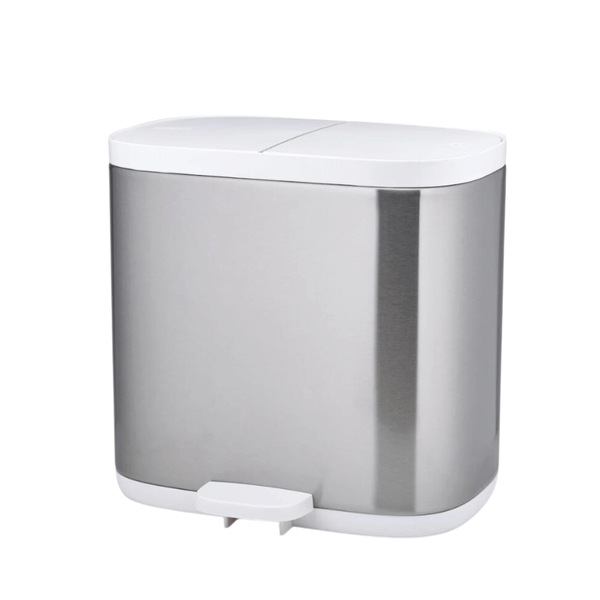 Thùng rác đạp chân 2 ngăn Joseph Joseph Split 6L Steel 70520