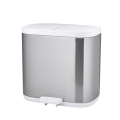 Thùng rác đạp chân 2 ngăn Joseph Joseph Split 6L Steel 70520