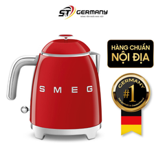 Ấm siêu tốc mini SMEG KLF05RDEU 0,8L màu đỏ