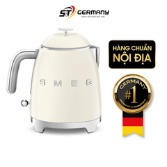 Ấm siêu tốc mini SMEG KLF05CREU 0,8L màu kem