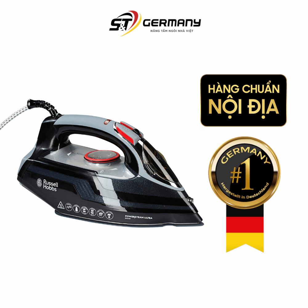 Bàn Là Russell Hobbs Powersteam Ultra 3100W màu đen