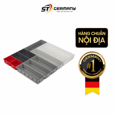 Bộ 10 khay chia ngăn kéo đựng đồ Joseph Joseph Duo đỏ xám 851676