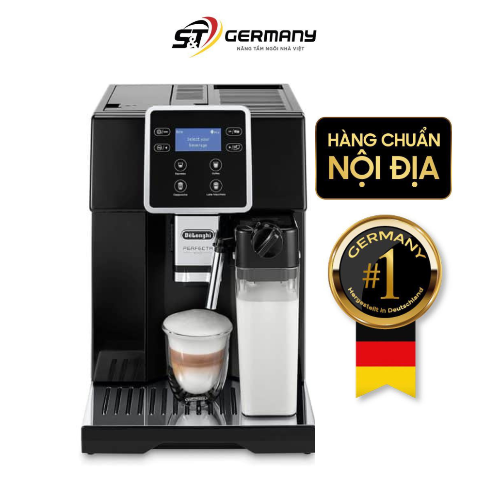 Delonghi Esam 420.40.b Perfecta Evo Test Máy Pha Cà Phê Delonghi ESAM 420.40.B Perfecta Evo - Germany S&T