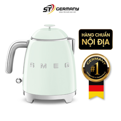 Ấm siêu tốc mini SMEG KLF05PGEU 0,8L màu xanh mint