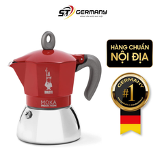 Ấm pha cà phê Bialetti Moka Induction màu đỏ 6 cốc