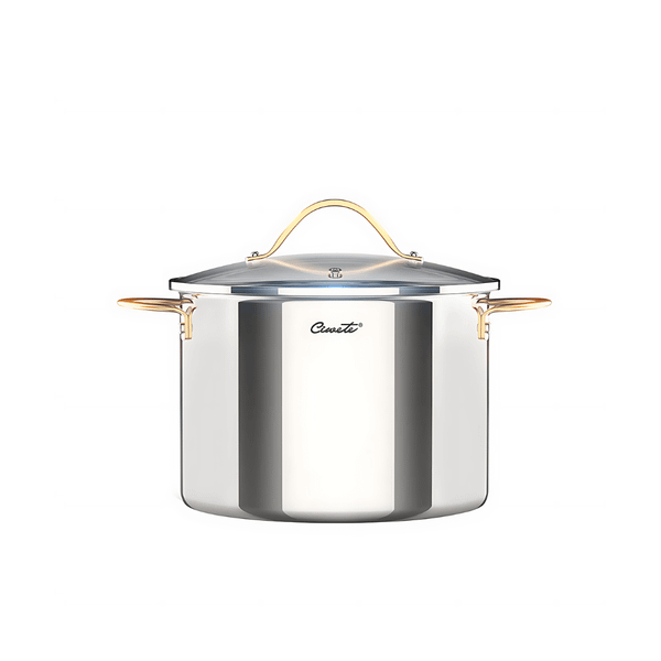 Nồi inox 304 cao cấp Ciwete 32cm nắp kính