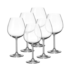 Bộ 6 ly vang Bohemia Colibri 650ml
