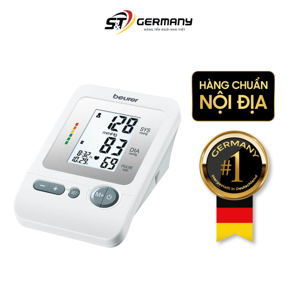 Máy đo huyết áp bắp tay BEURER BM26 màu trắng