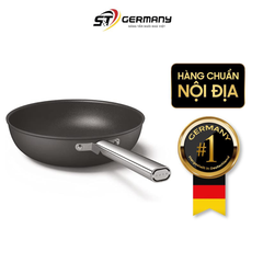 Chảo sâu lòng SMEG CKFW3001BLM 30cm màu đen nội địa Đức
