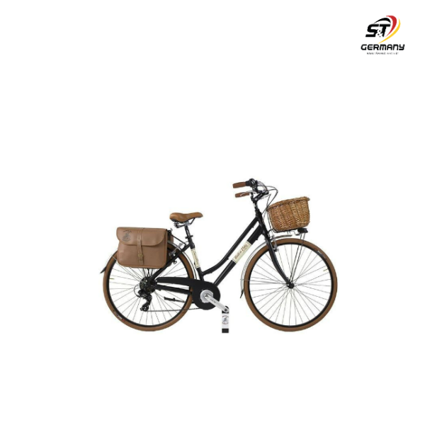 Xe đạp nam Retro Dolce Vita Aluminium size Matt 54 màu đen dành cho chiều cao từ 171 đến 182 cm