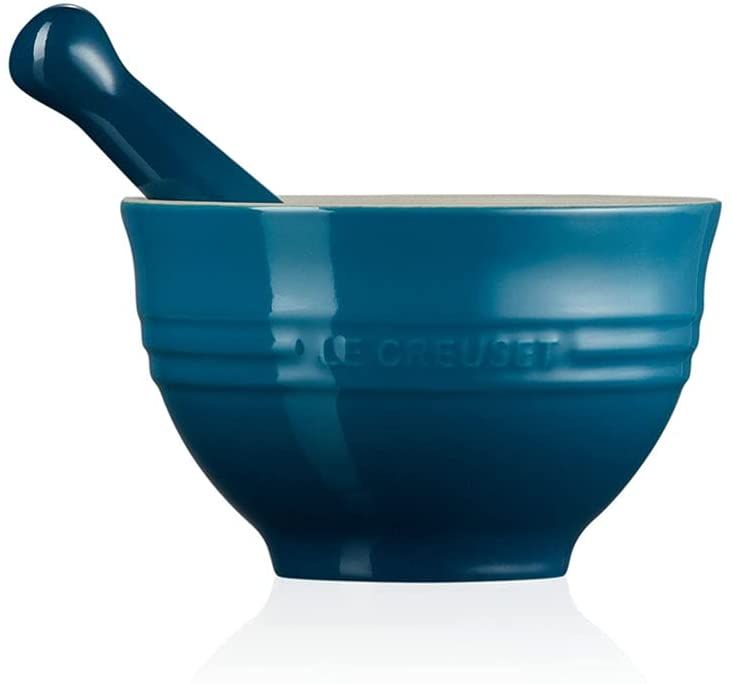 Bộ Chày Cối Lecreuset Mortar & Pestle Deep Teal 300ml (màu xanh tím than)